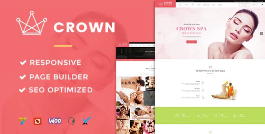 Theme WordPress spa Crown