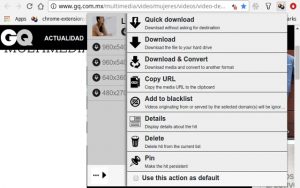 Bạn sẽ có nhiều lựa chọn khi sử dụng Video DownloadHelper
