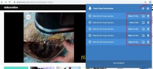 Download video bị chặn bằng Extension