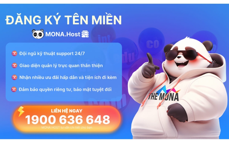 đăng ký domain tại MONA Host