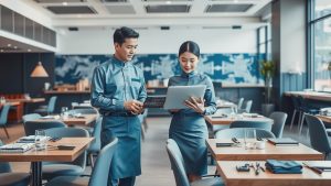 Đồng phục nhà hàng ăn uống giúp hoàn thiện hình ảnh thương hiệu đồng bộ