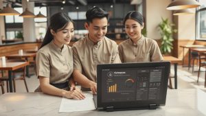 Đồng phục nhà hàng ăn uống giúp hoàn thiện hình ảnh thương hiệu đồng bộ